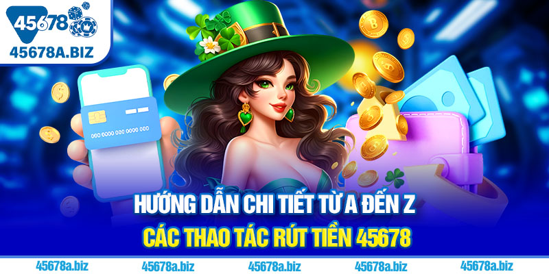 Hướng dẫn chi tiết từ A đến Z các thao tác rút tiền 45678