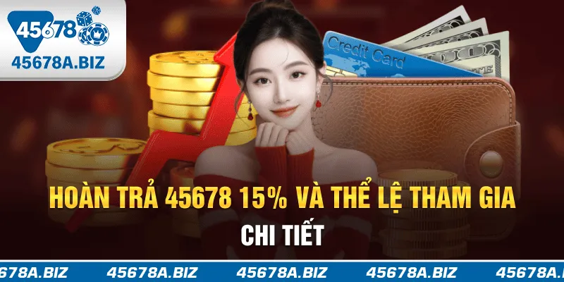 Hoàn trả 45678 1.5% và thể lệ tham gia chi tiết
